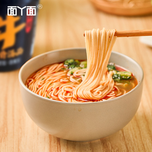 【吃歡天】非油炸私房方便面牛骨湯面82g*6桶